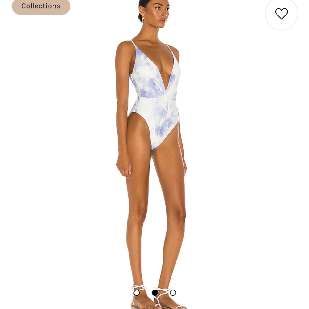 Jonathan SIMKHAI Ingrid One Piece in Sky Tie Dye - Picture 8 of 16